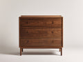 Commode - Bois - 105 x 45 x 88 cm - Brun noyer - Style moderne