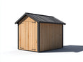 Abri de jardin - Bois - 205 x 155 x 220 cm - Bois naturel-Anthracite - Traditionnel