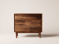 Commode - Bois - 100 x 44 x 88 cm - Brun noyer - Style rétro